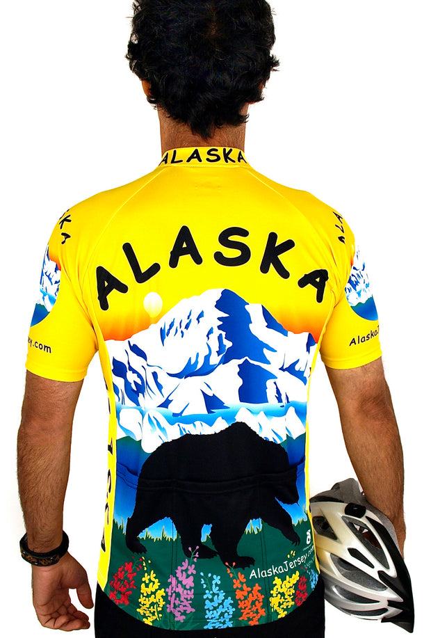 Alaska Bear Cycling Jersey - Free Spirit Bike Jerseys