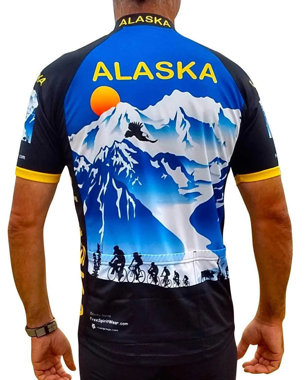 Alaska Majestic 3 Cycling Jersey - Free Spirit Bike Jerseys