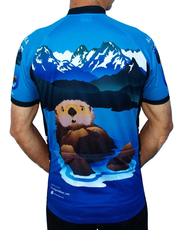 Alaska Otter Cycling Jersey - Free Spirit Bike Jerseys