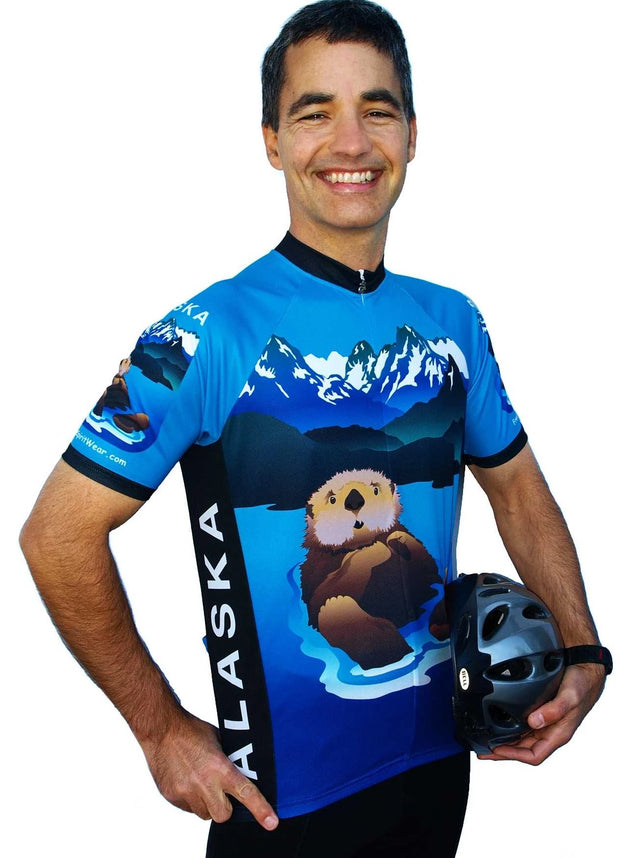 Alaska Otter Cycling Jersey - Free Spirit Bike Jerseys