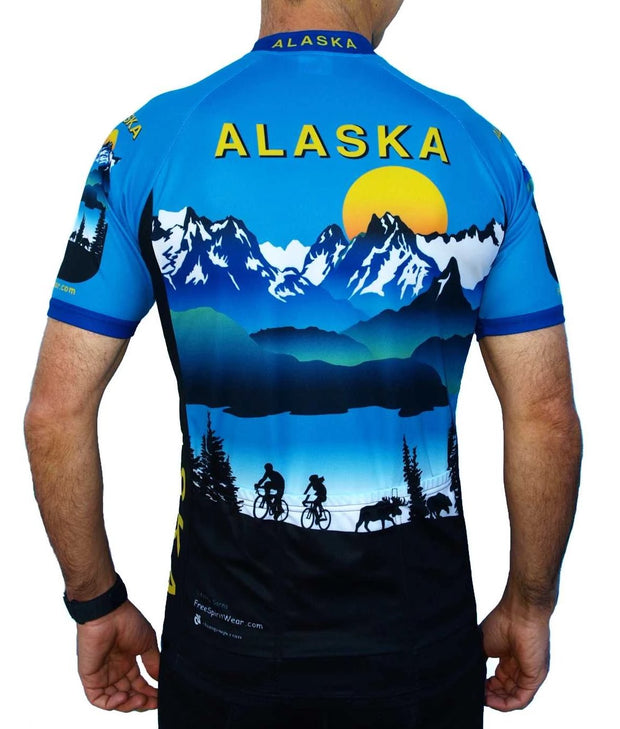 Alaska Scenic Cycling Jersey - Free Spirit Bike Jerseys