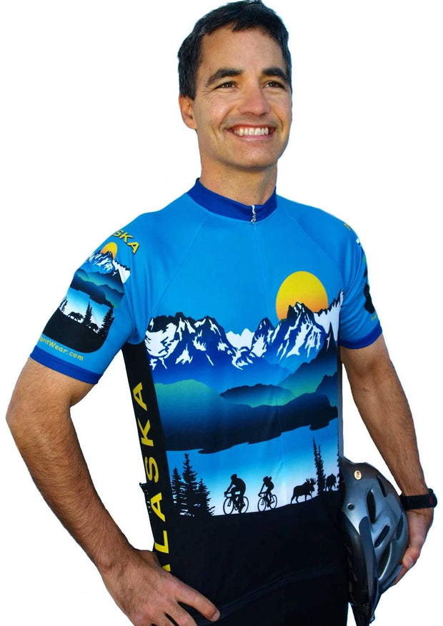 Alaska Scenic Cycling Jersey - Free Spirit Bike Jerseys