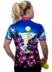 Womens Alaska Fireweed Jersey - Free Spirit Bike Jerseys