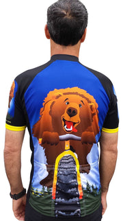 Bear on Bike Jersey - Wordless - Free Spirit Bike Jerseys