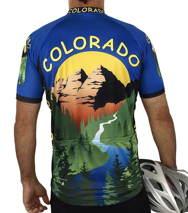 Colorado Cycling Jersey - Free Spirit Bike Jerseys