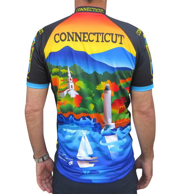 Connecticut Cycling Jersey - Free Spirit Bike Jerseys