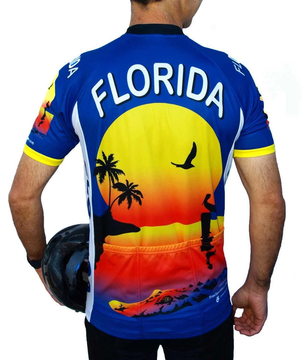 Florida Cycling Jersey - Free Spirit Bike Jerseys