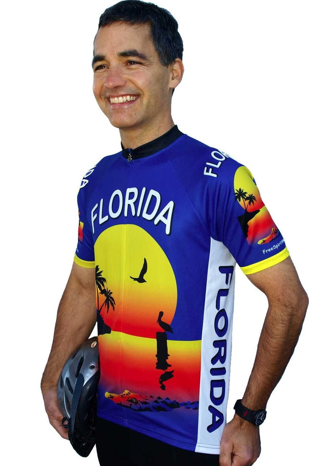 Florida Cycling Jersey - Free Spirit Bike Jerseys