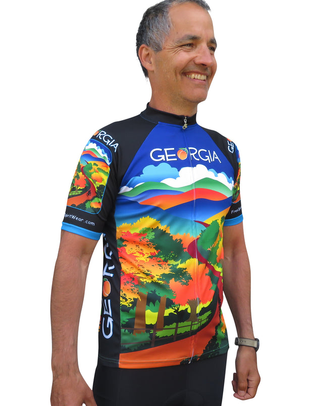 Georgia Cycling Jersey - Free Spirit Bike Jerseys