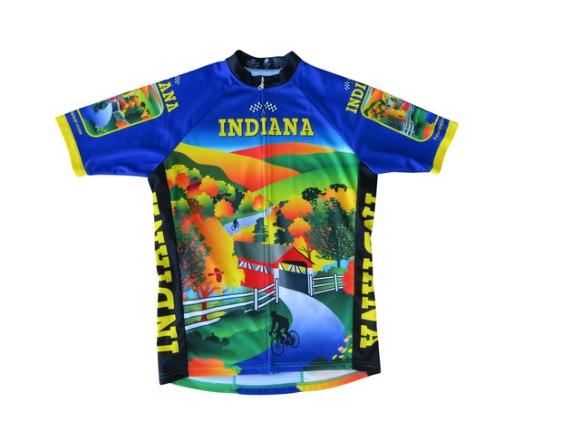 Indiana Cycling Jersey - Free Spirit Bike Jerseys