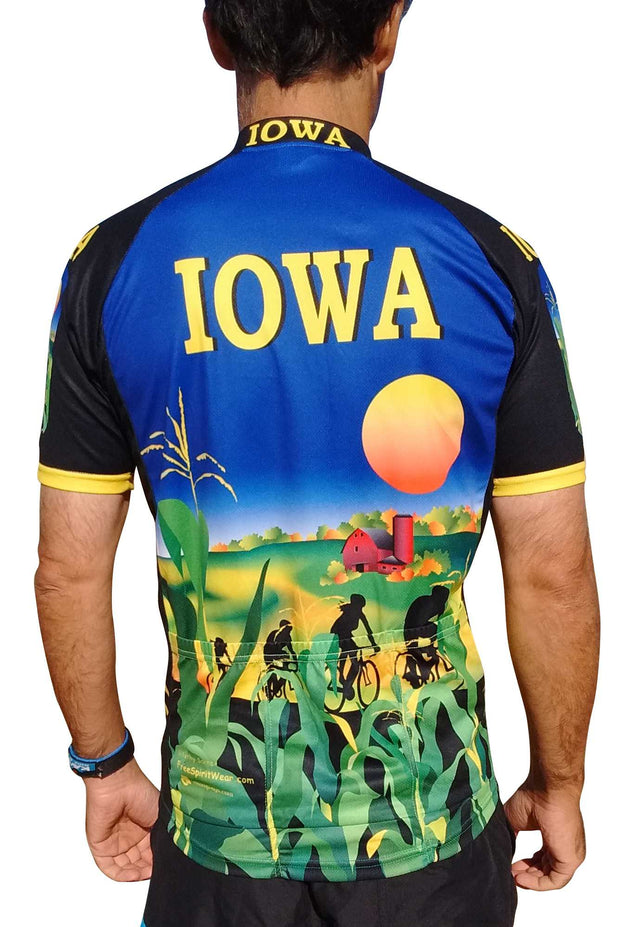 Iowa Cycling Jersey - Free Spirit Bike Jerseys