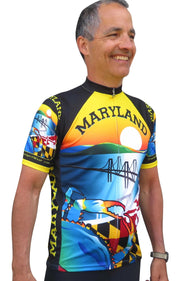 Maryland Cycling Jersey - Free Spirit Bike Jerseys