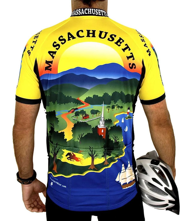 Massachusetts Cycling Jersey - Free Spirit Bike Jerseys