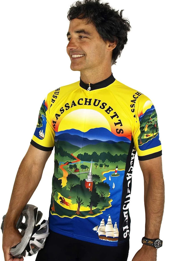 Massachusetts Cycling Jersey - Free Spirit Bike Jerseys