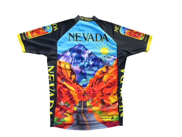 Nevada Cycling Jersey - Free Spirit Bike Jerseys