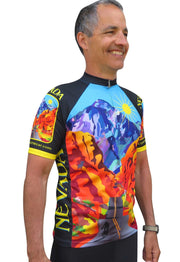 Nevada Cycling Jersey - Free Spirit Bike Jerseys