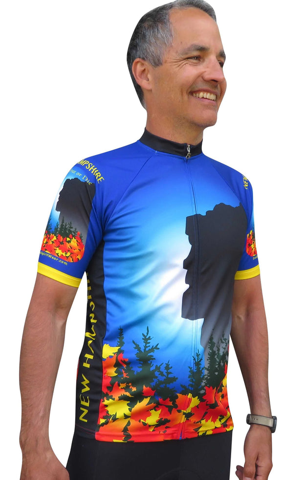 New Hampshire Cycling Jersey - Free Spirit Bike Jerseys