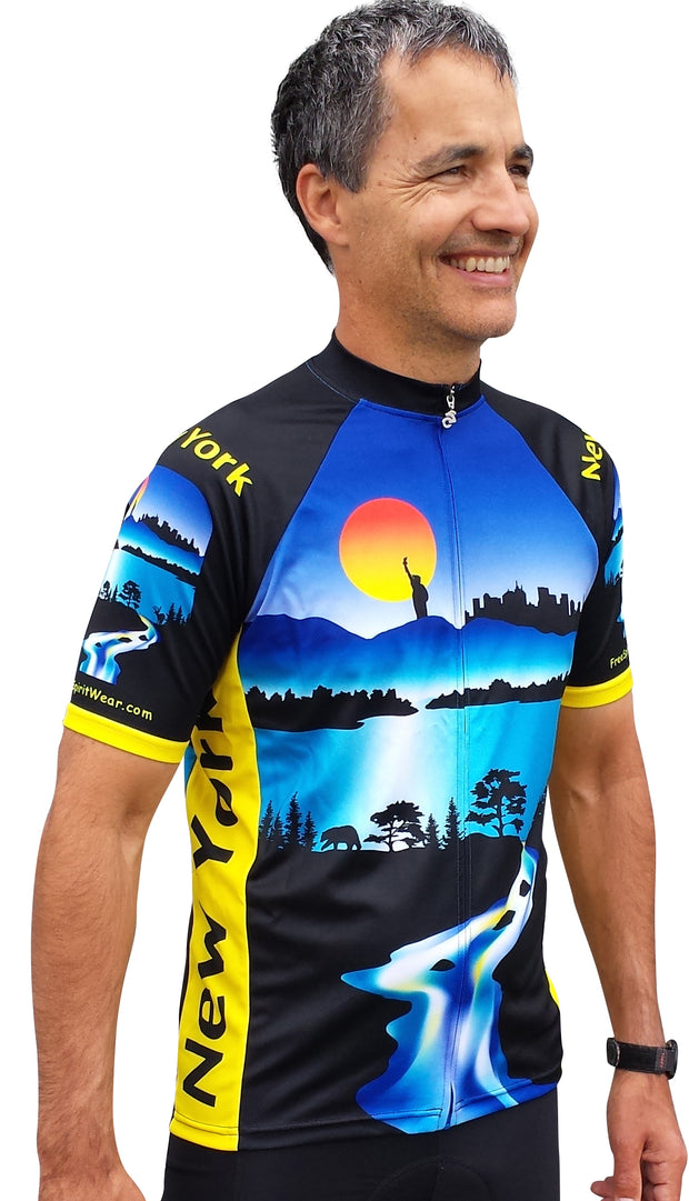 New York Cycling Jersey - Free Spirit Bike Jerseys