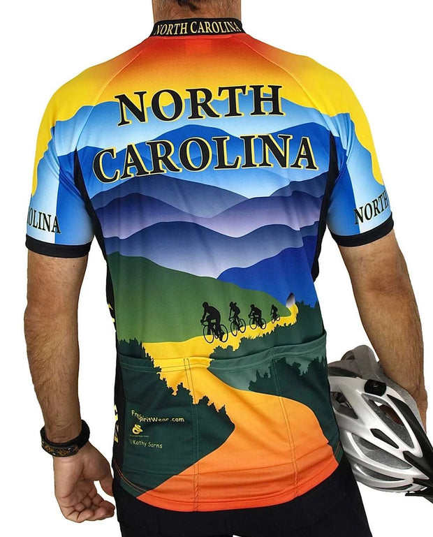 North Carolina Cycling Jersey - Free Spirit Bike Jerseys
