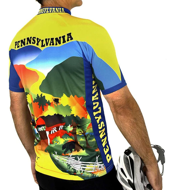 Pennsylvania Cycling Jersey - Free Spirit Bike Jerseys