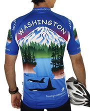 Washington Cycling Jersey - Free Spirit Bike Jerseys