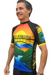 West Virginia Cycling Jersey - Free Spirit Bike Jerseys