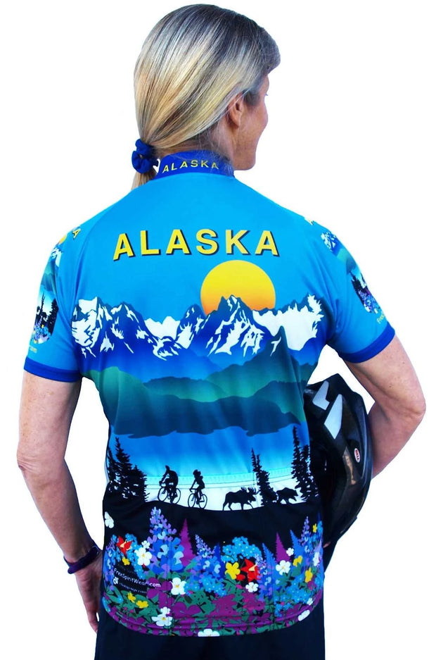 Womens Alaska Scenic Jersey - Free Spirit Bike Jerseys