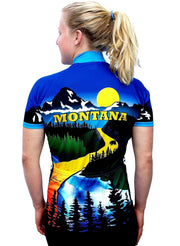Womens Montana Bike Jersey - Free Spirit Bike Jerseys