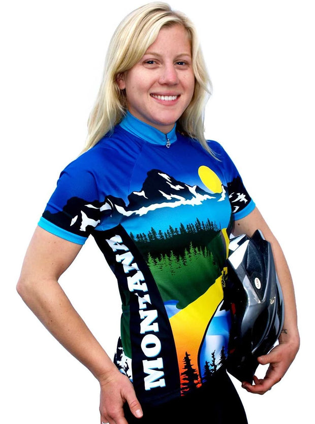 Womens Montana Bike Jersey - Free Spirit Bike Jerseys