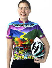 Womens Pennsylvania Jersey - Free Spirit Bike Jerseys