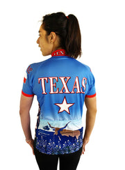 Womens Texas Bike Jersey - Free Spirit Bike Jerseys